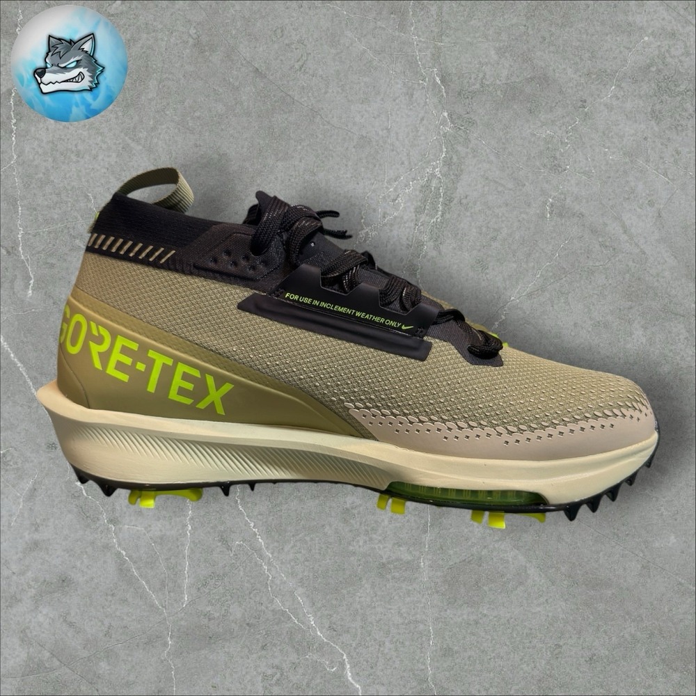Nike Air Zoom Infinity Tour 2 Gore-Tex Olive Mens Size 9.5 Golf Shoes FV4897-300 - Picture 3 of 5